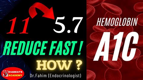how to reduce hba1c levels quickly.